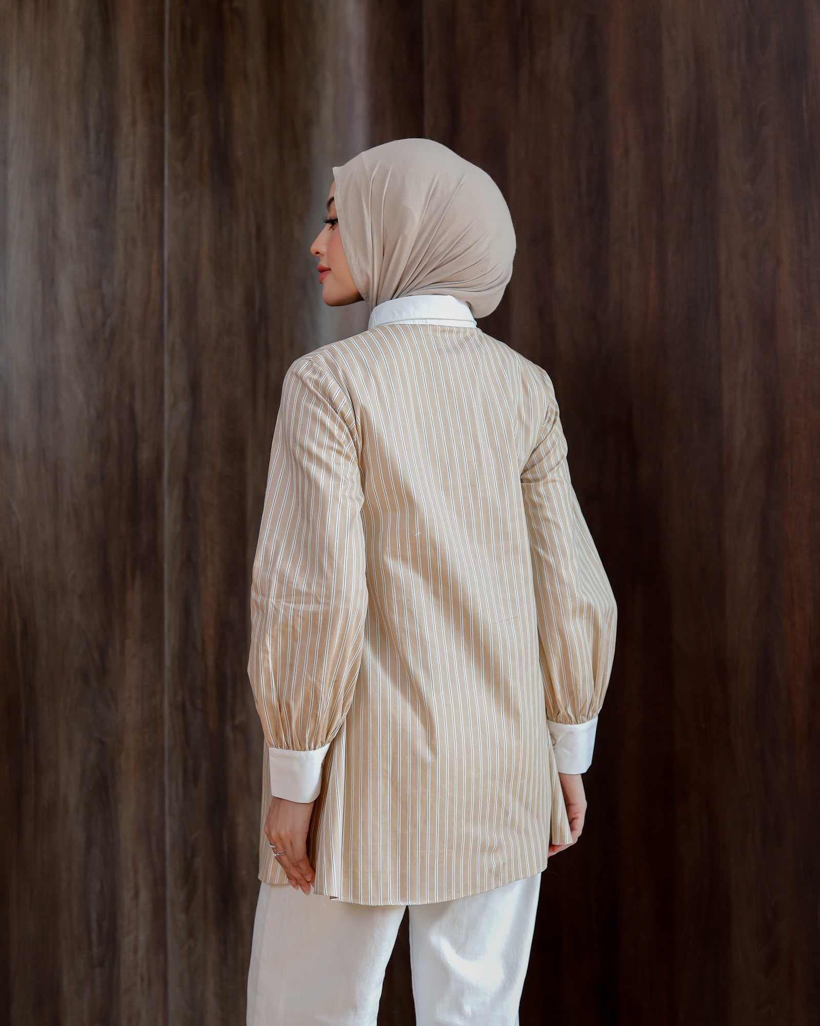 Zysku Xena | Senara Shirt | Kemeja Kantor Katun Lengan Panjang Bordir Wanita