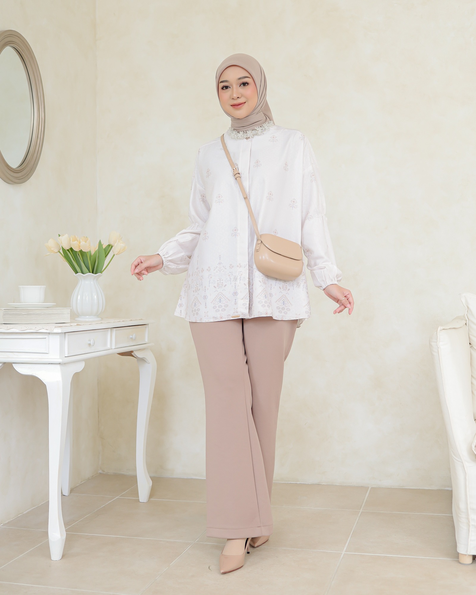 Zysku Xena | Maribel Blouse | Atasan Wanita Lengan Panjang