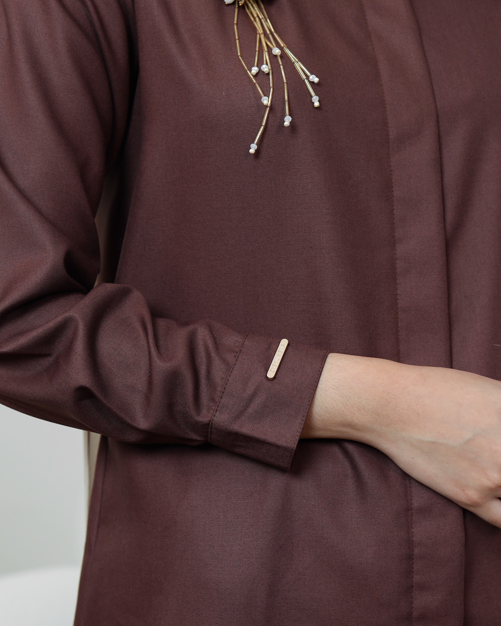 Zysku Xena | Basic Long Shirt - 9 Warna | Kemeja Kerja Polos Kantor Wanita Lengan Panjang