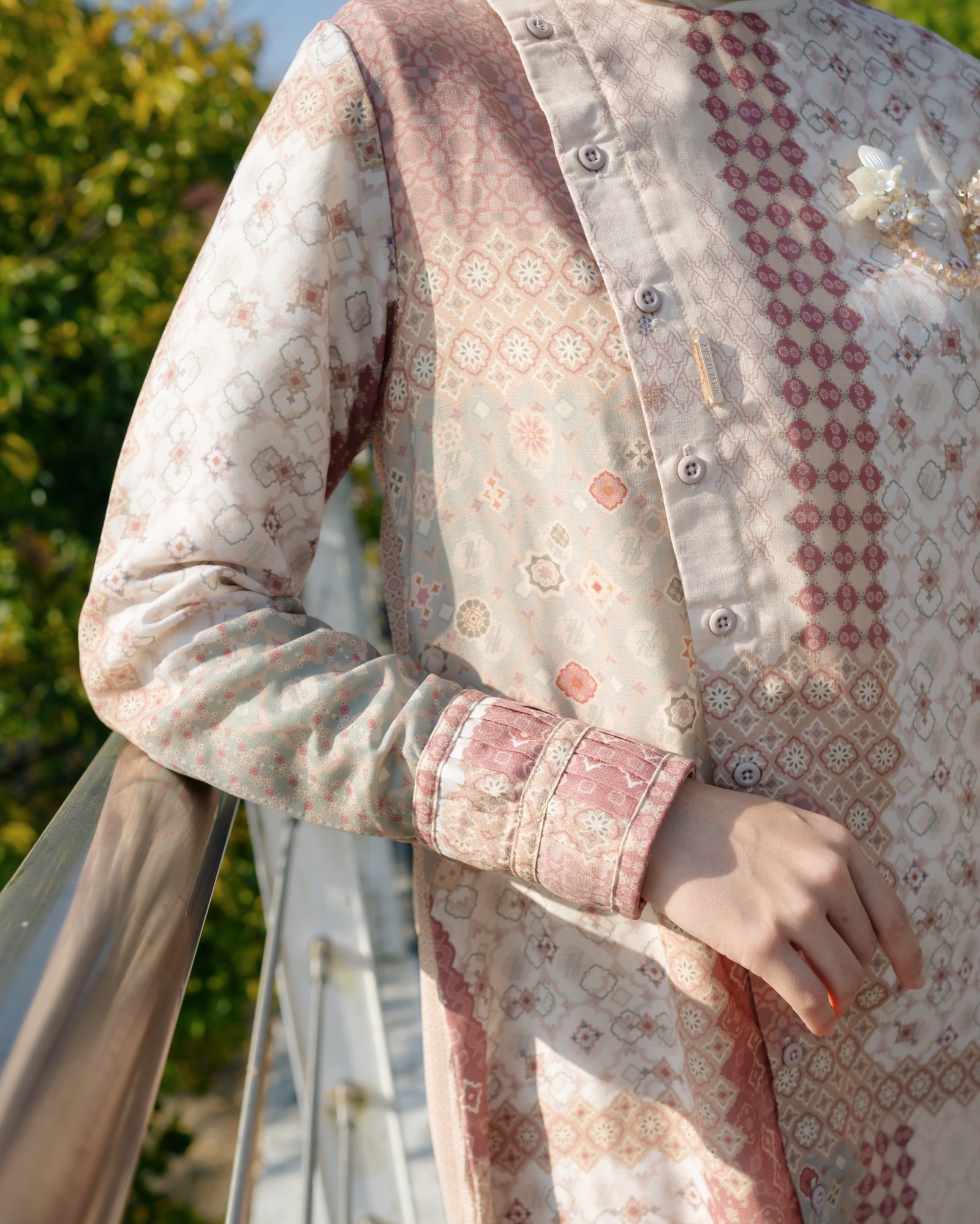 Zysku Xena | Saffra Tunic - 3 Warna | Tunic Print Busui Friendly Lebaran