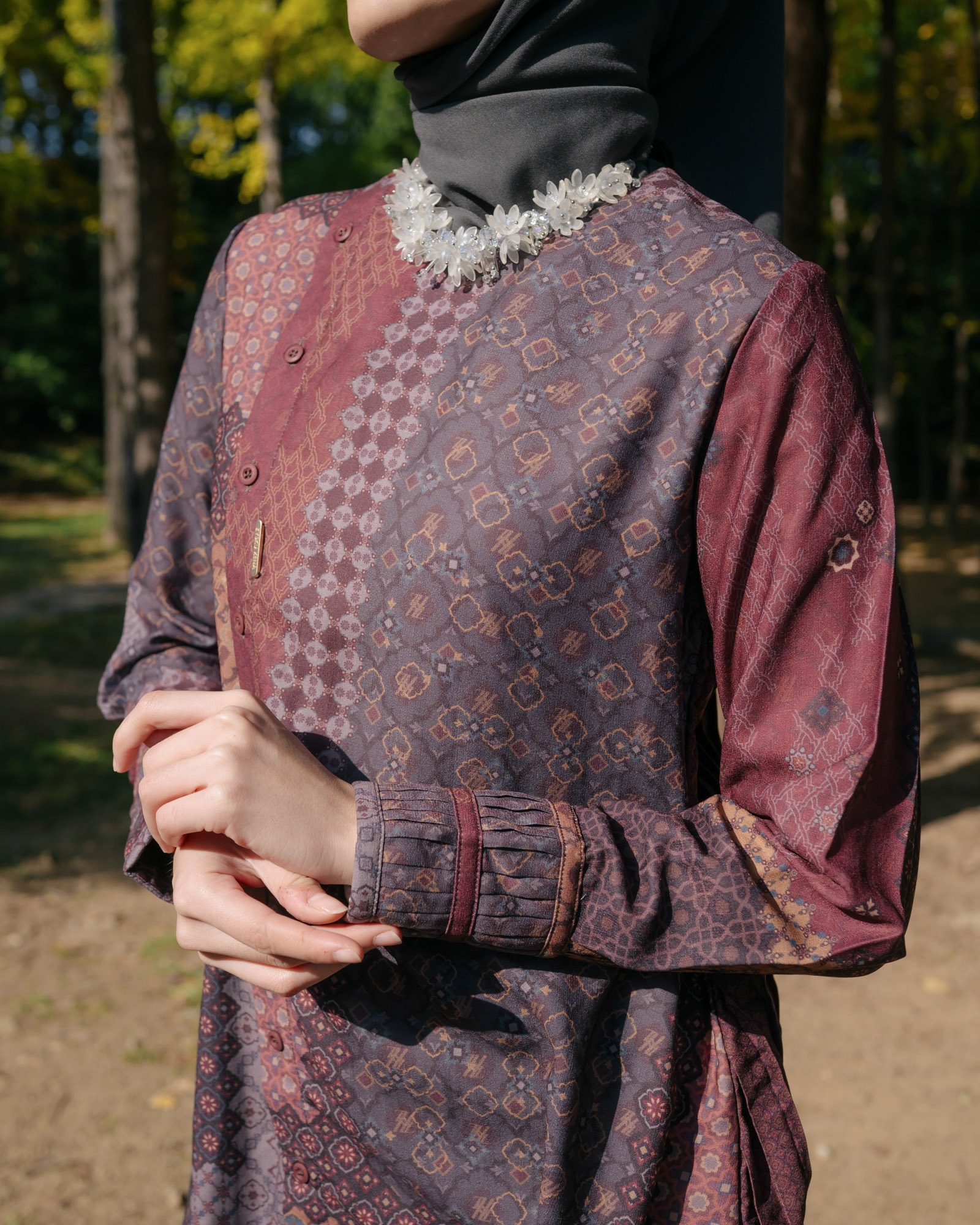 Zysku Xena | Saffra Tunic - 3 Warna | Tunic Print Busui Friendly Lebaran