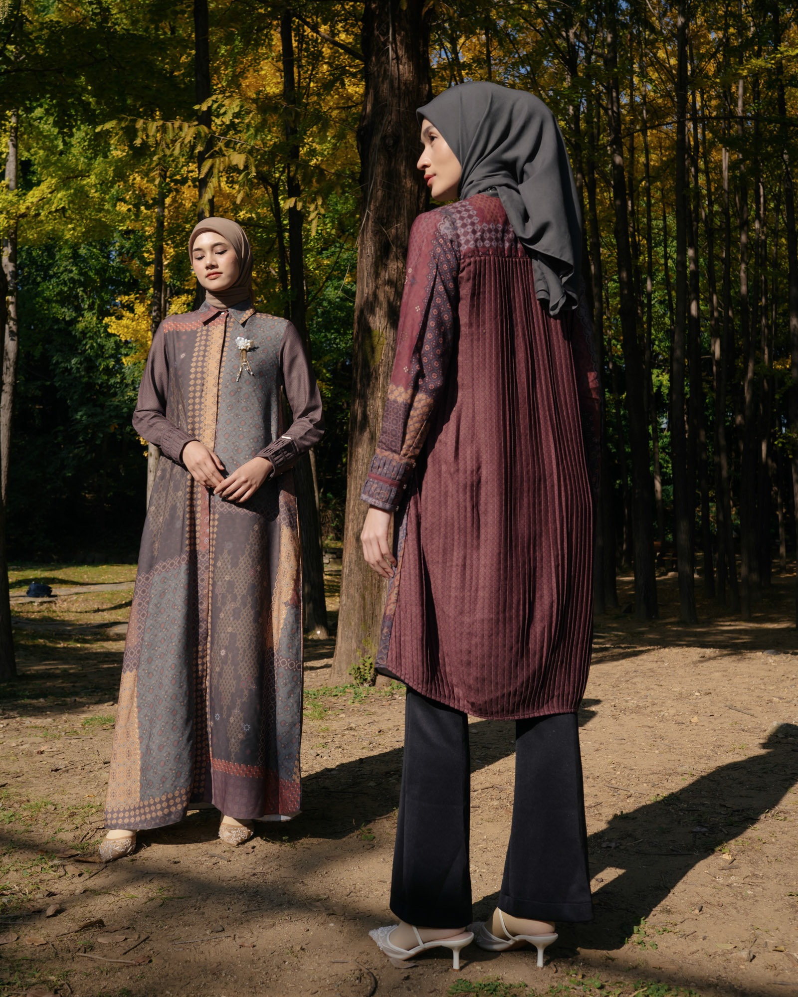 Zysku Xena | Saffra Abaya - 3 Warna | Dress Gamis Print Busui Friendly Lebaran