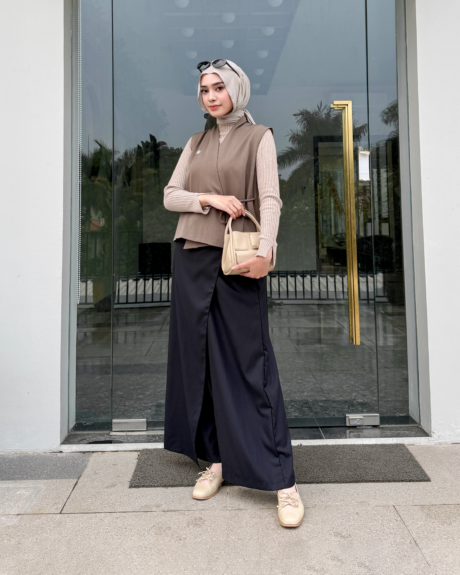 Zysku Xena | Nomi Overlay Pants - 3 Warna | Celana Kulot Flap