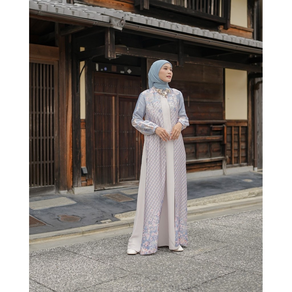 Zysku Xena | Cherise Dress - 3 Warna | Gamis lengan panjang wanita raya busui friendly