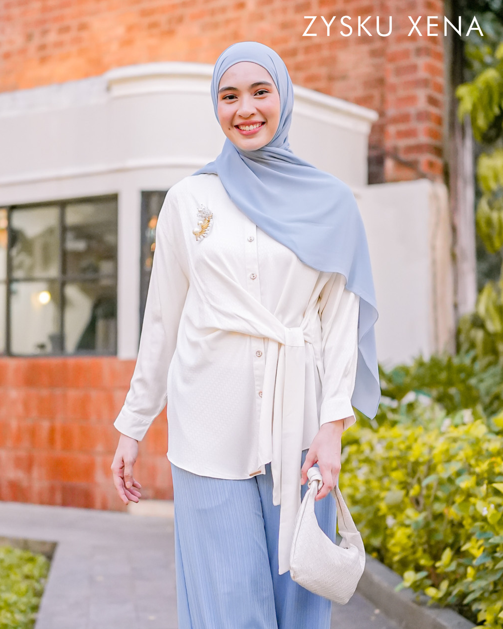 Zysku Xena | Aretha Shirt - 5 Warna | Kemeja Oversize Longgar Lengan Panjang Wanita