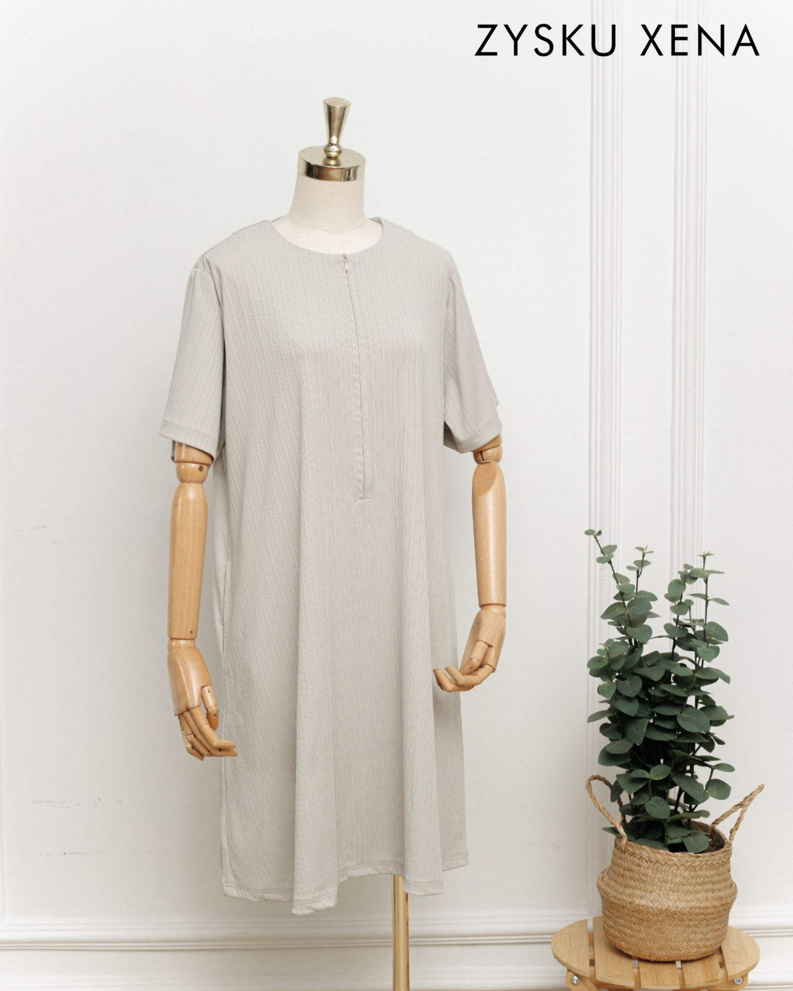 Zysku Xena | Ivyra Home Dress | Home Dress Lengan Pendek Busui Friendly