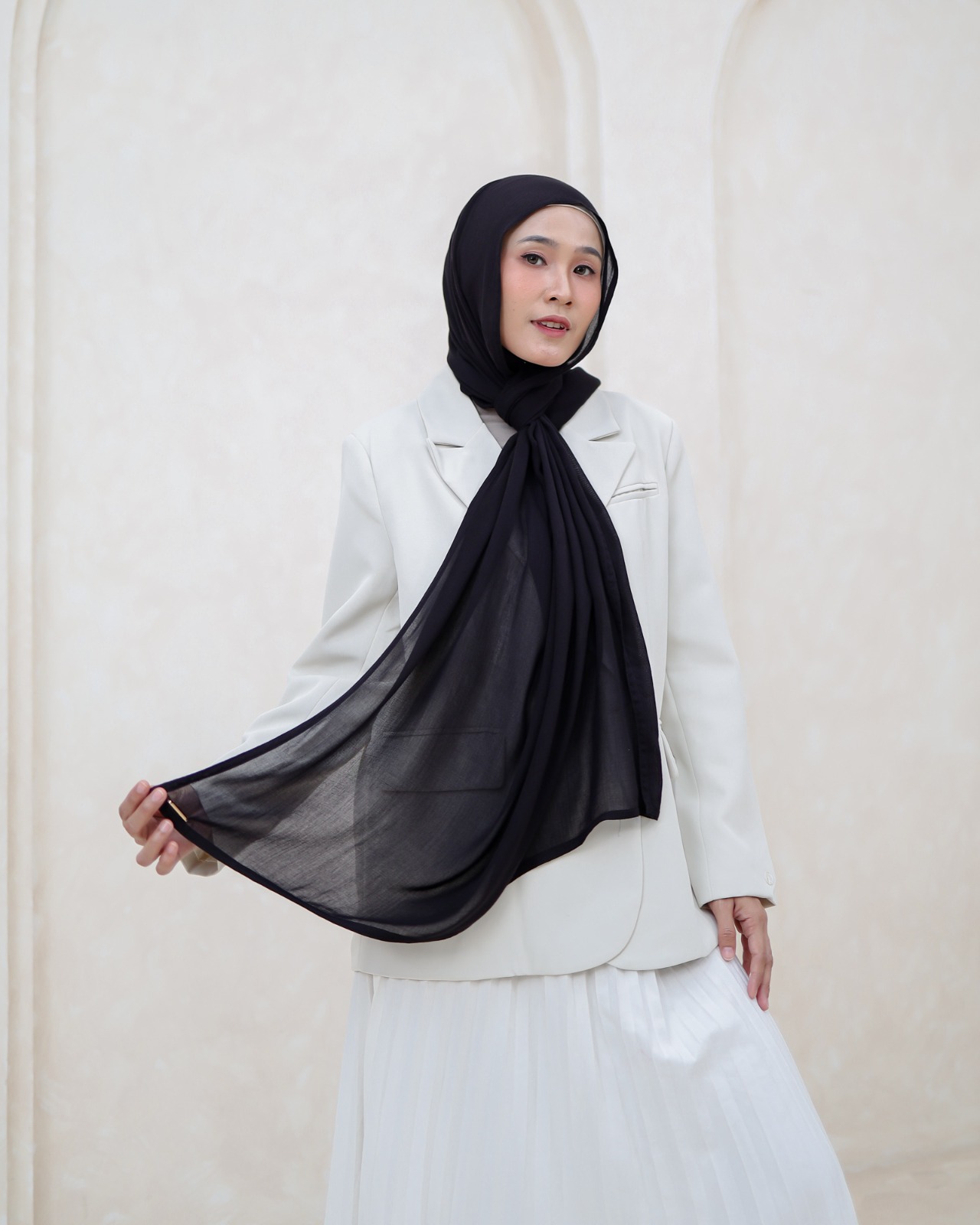 Zysku Xena | Modal Viscose Pashmina -12 Warna | Shawl Premium Semi Instan