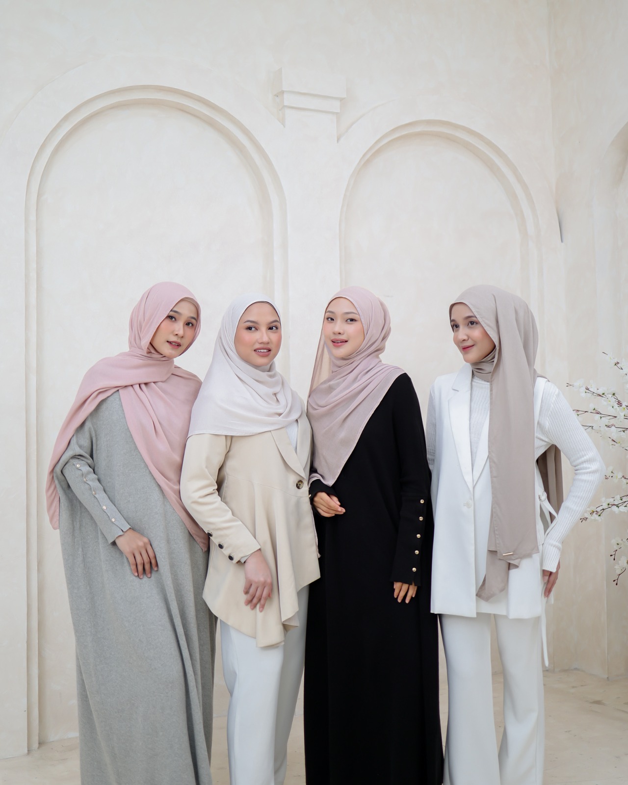 Zysku Xena | Modal Viscose Pashmina -12 Warna | Shawl Premium Semi Instan