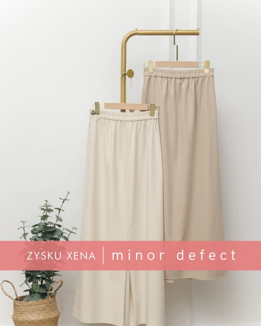 Image of Zysku Xena | Minor Defect | Windsor Skirt | Rok Sarimbit Polos Lebaran Span Panjang Wanita