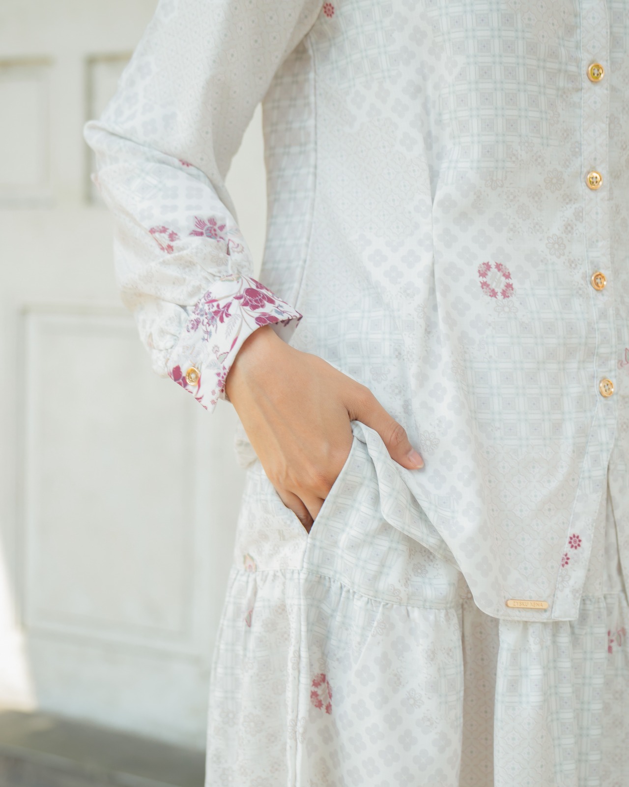Zysku Xena | Rona One Set - 5 Warna | Setelan Print Batik Inspired Agustusan