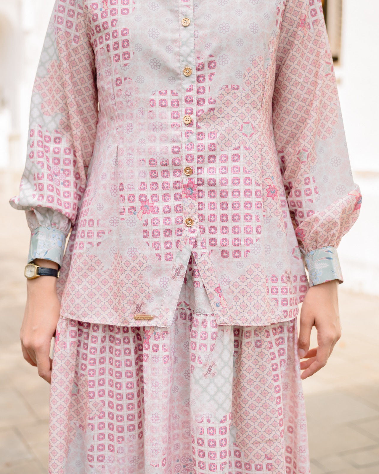 Zysku Xena | Rona One Set - 5 Warna | Setelan Print Batik Inspired Agustusan