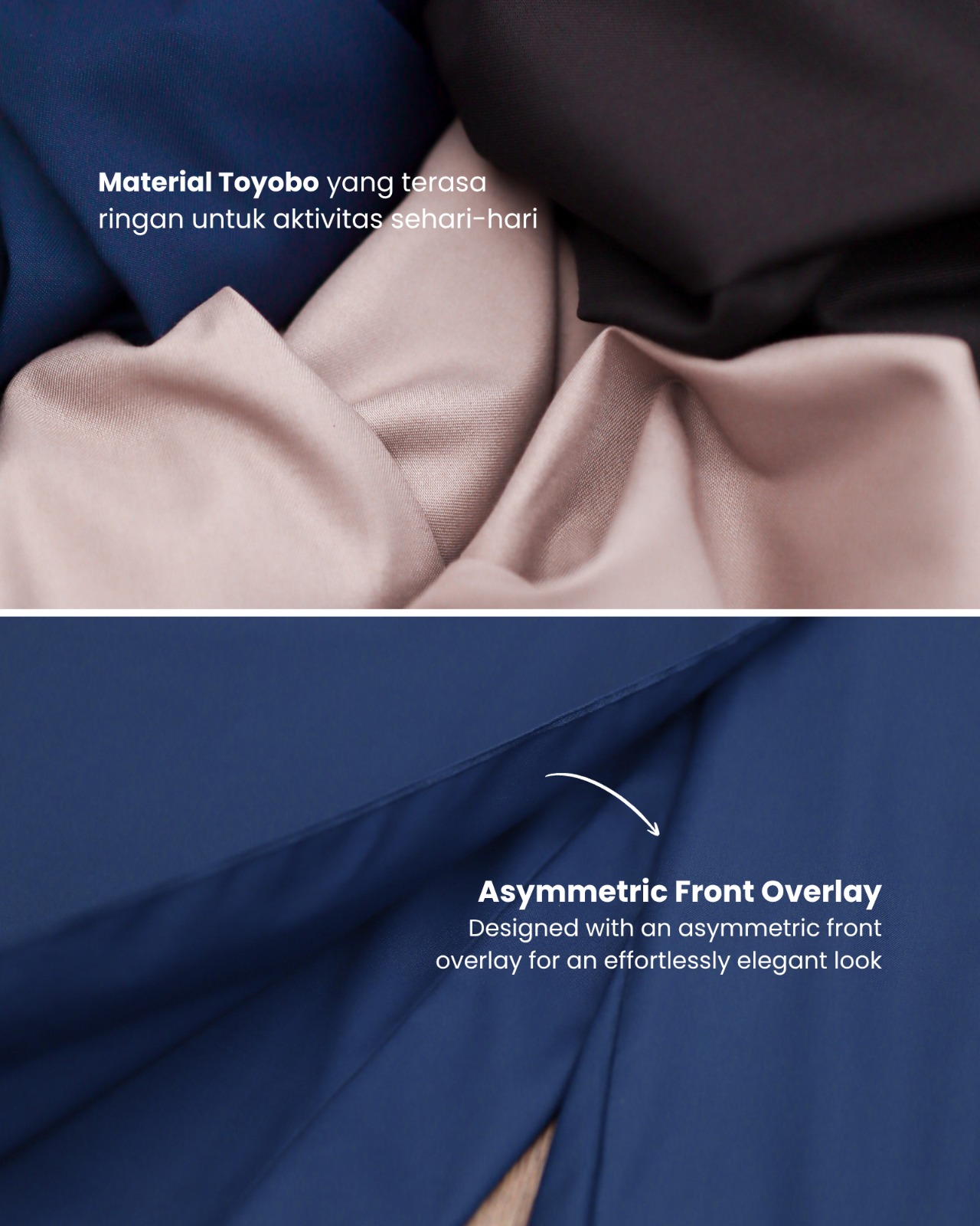 Zysku Xena | Nomi Overlay Pants - 3 Warna | Celana Kulot Flap