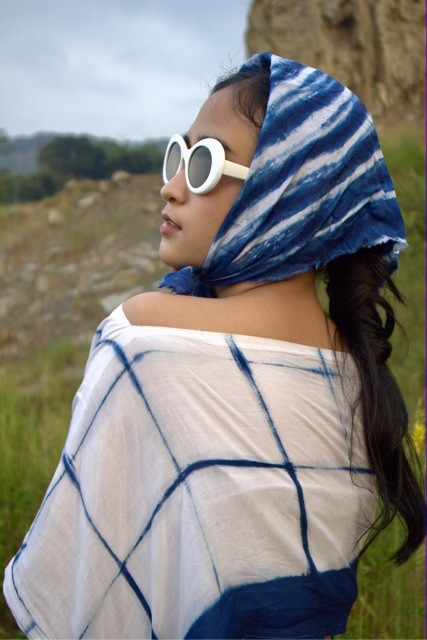 DIY Boolao Tie Dye Bandana Kit (Peralatan DIY Shibori)