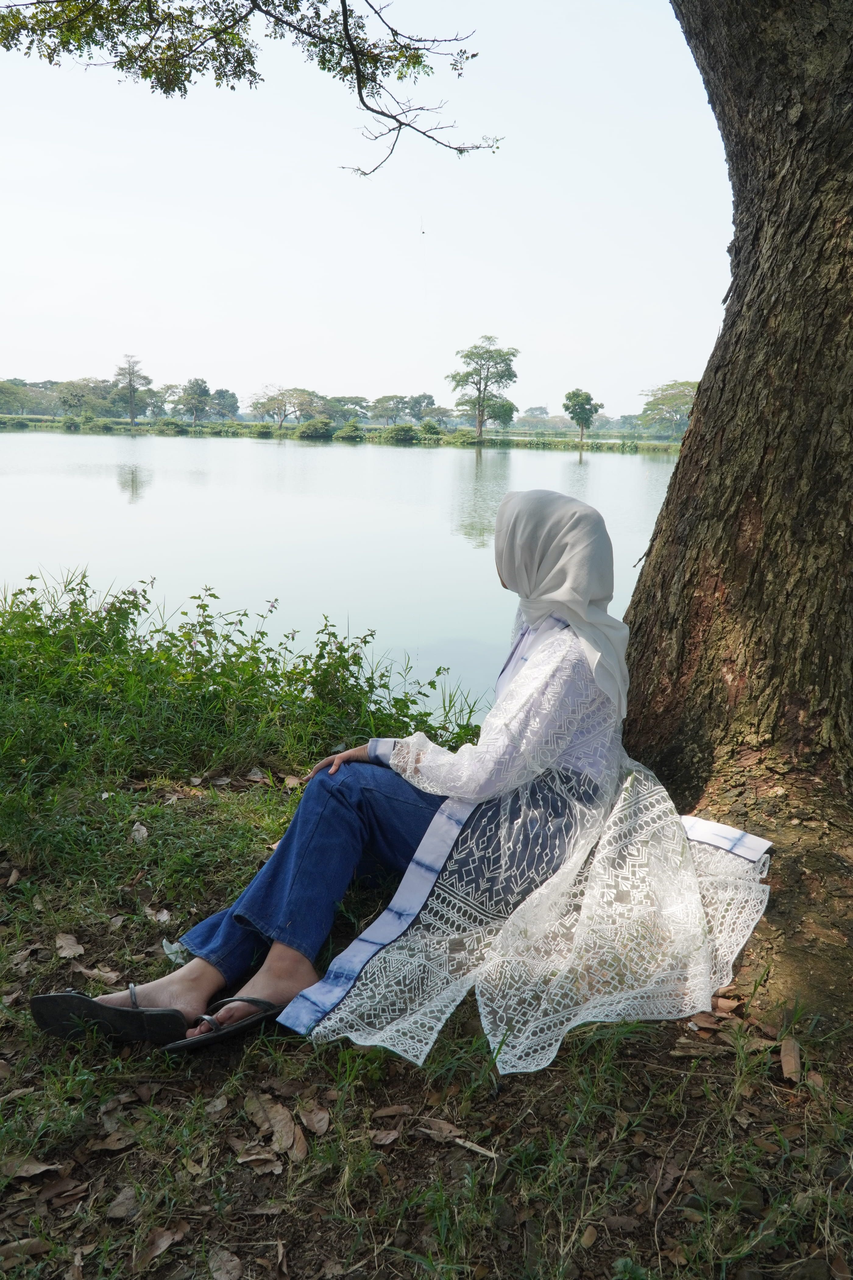 BOOLAO Embroidery Del Lune Outer Balloon Sleeve 