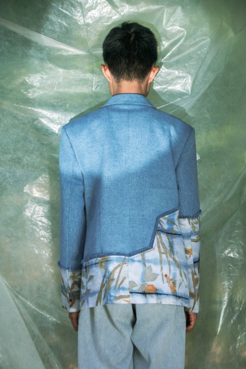 BOOLAO Blazer BLUETOPHIA Denim Ecodye