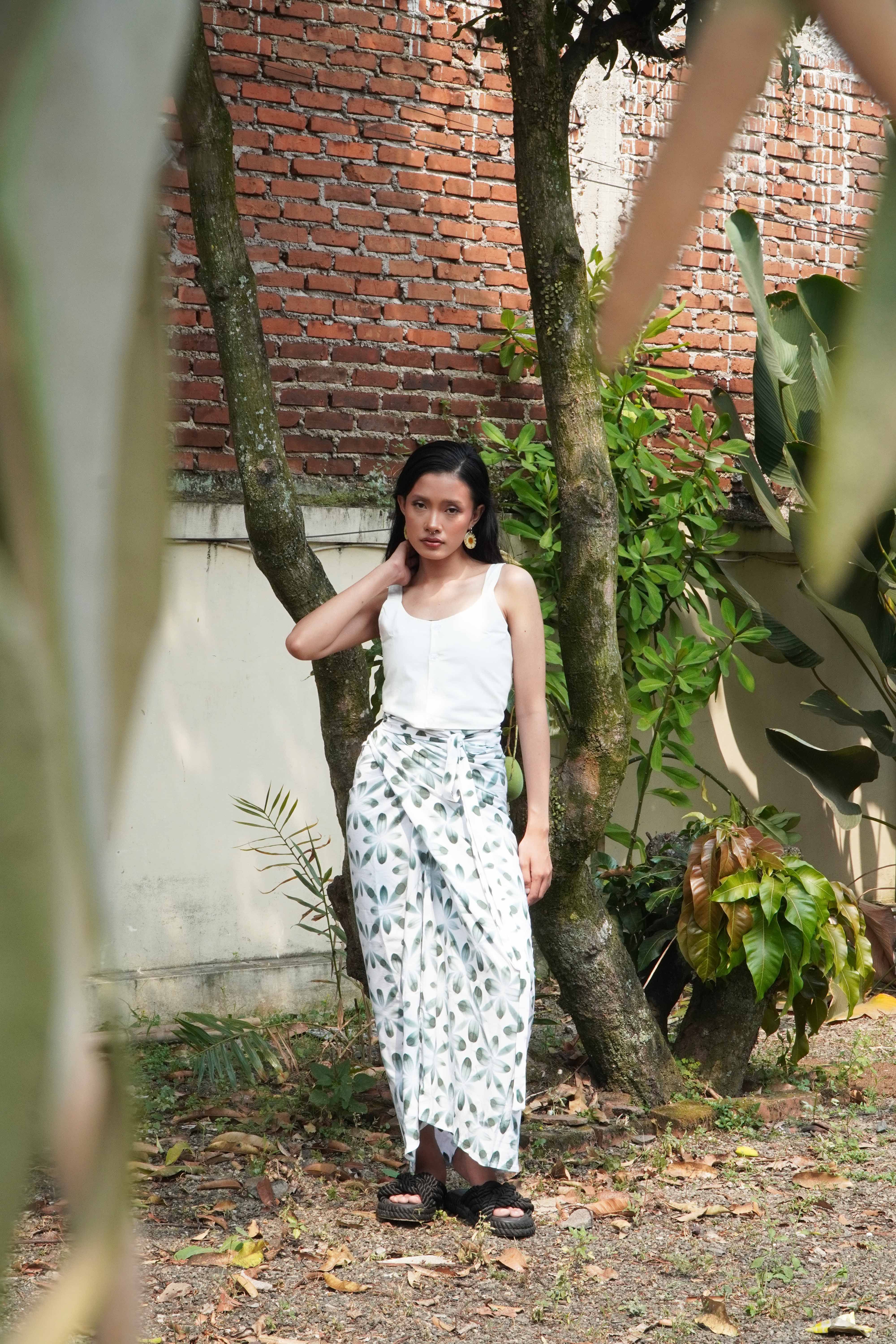 BOOLAO Rok Ikat Kaleidoscope - Minty