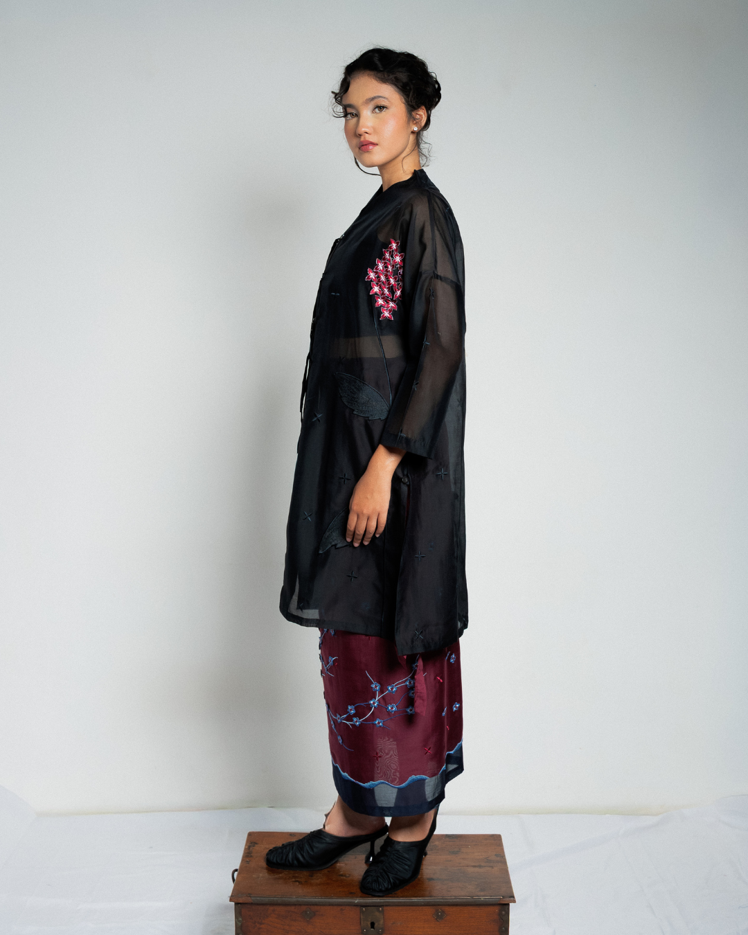 BOOLAO Geranium Kebaya Tunik Panjang