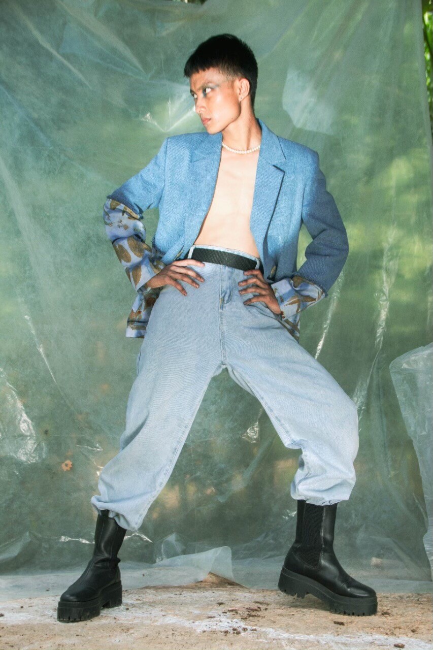 BOOLAO Blazer BLUETOPHIA Denim Ecodye