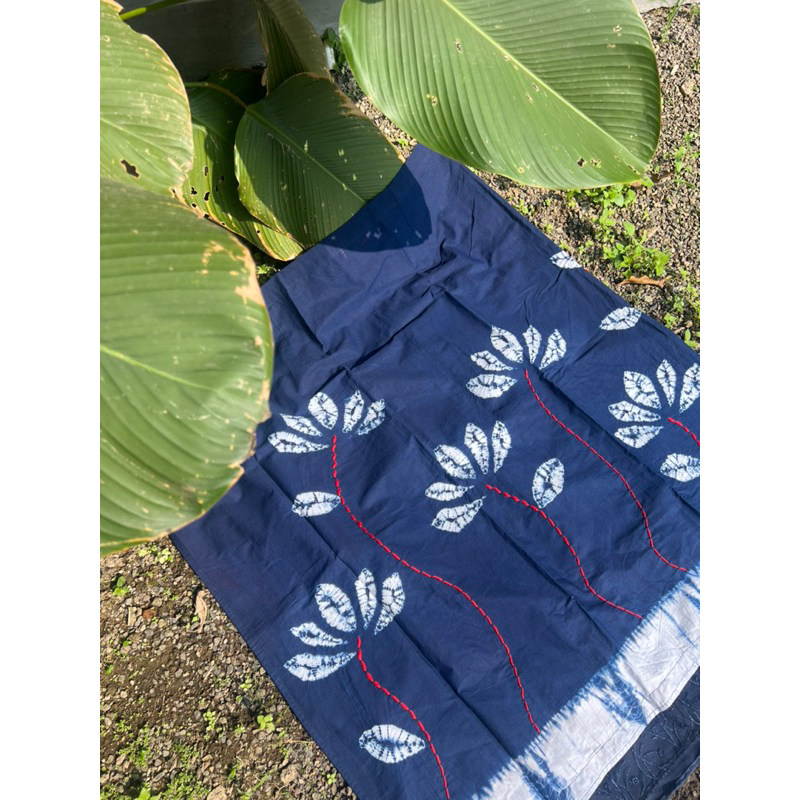 BOOLAO Lotus Saroong NUI Shibori Wrap Skirt (Rok Ikat Lilit)