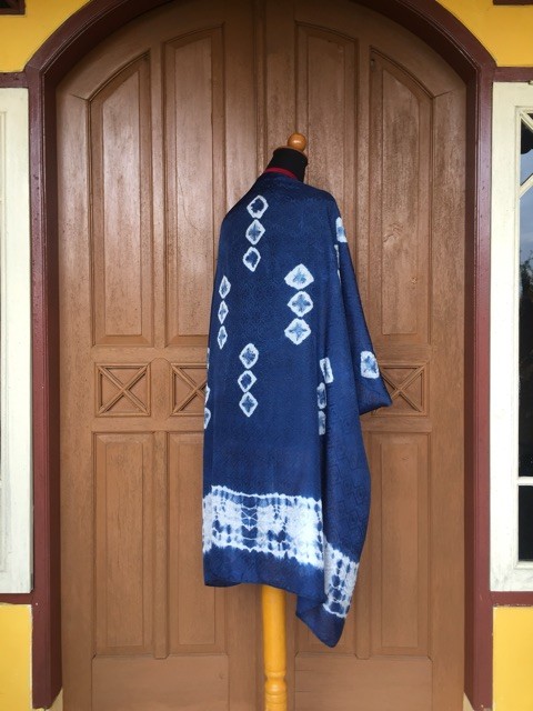 BOOLAO Outer Scarf Kanoko Tie Dye Shibori
