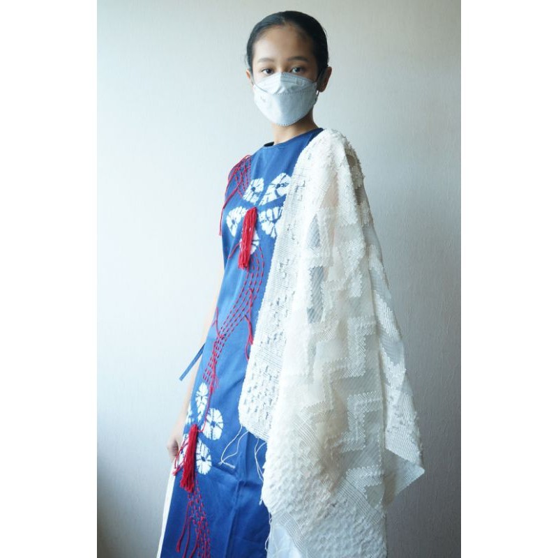 BOOLAO Patra Komala Vest (Rompi Jumputan Sulam)