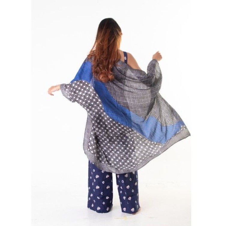 BOOLAO Outer Scarves Citarum - Biru