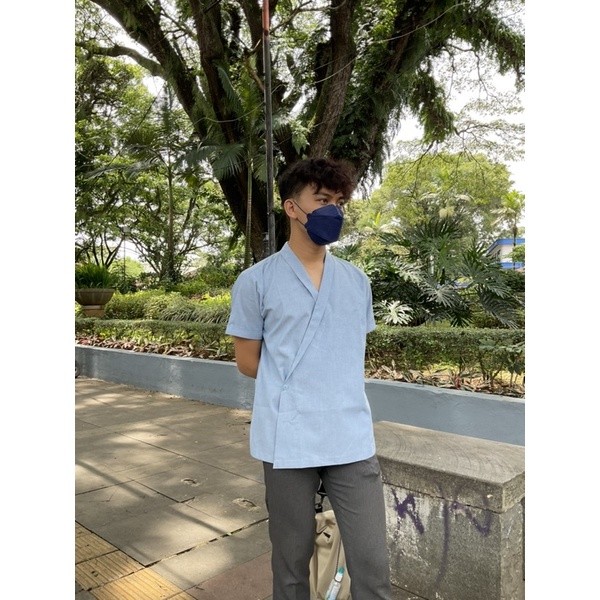 BOOLAO Kemeja Haori - Sky Blue
