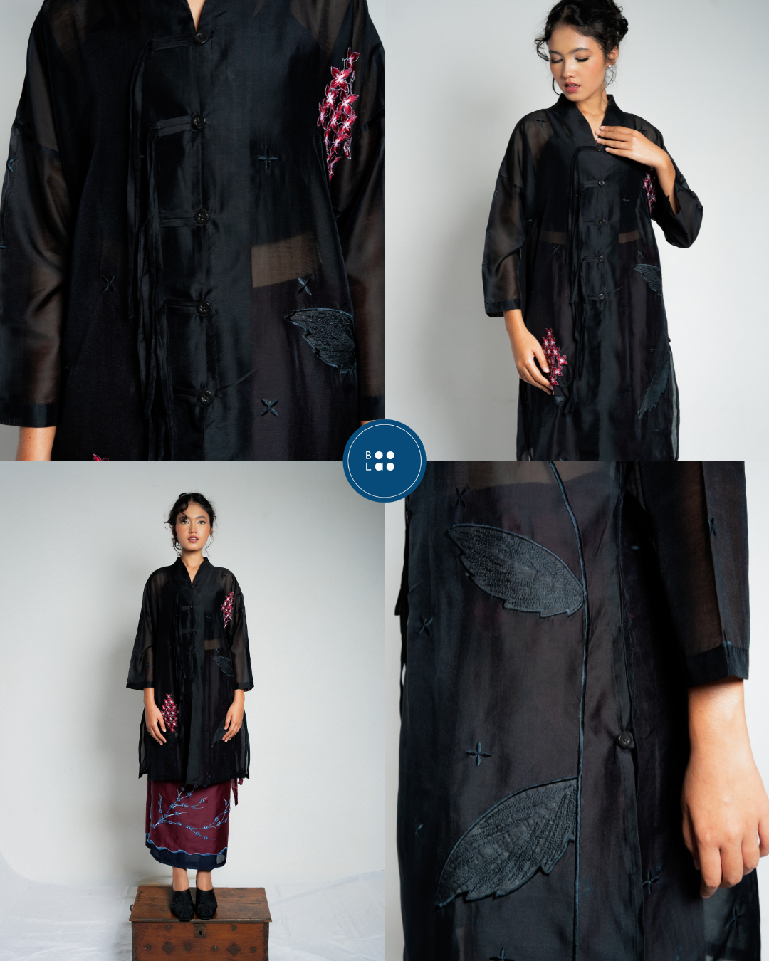 BOOLAO Geranium Kebaya Tunik Panjang