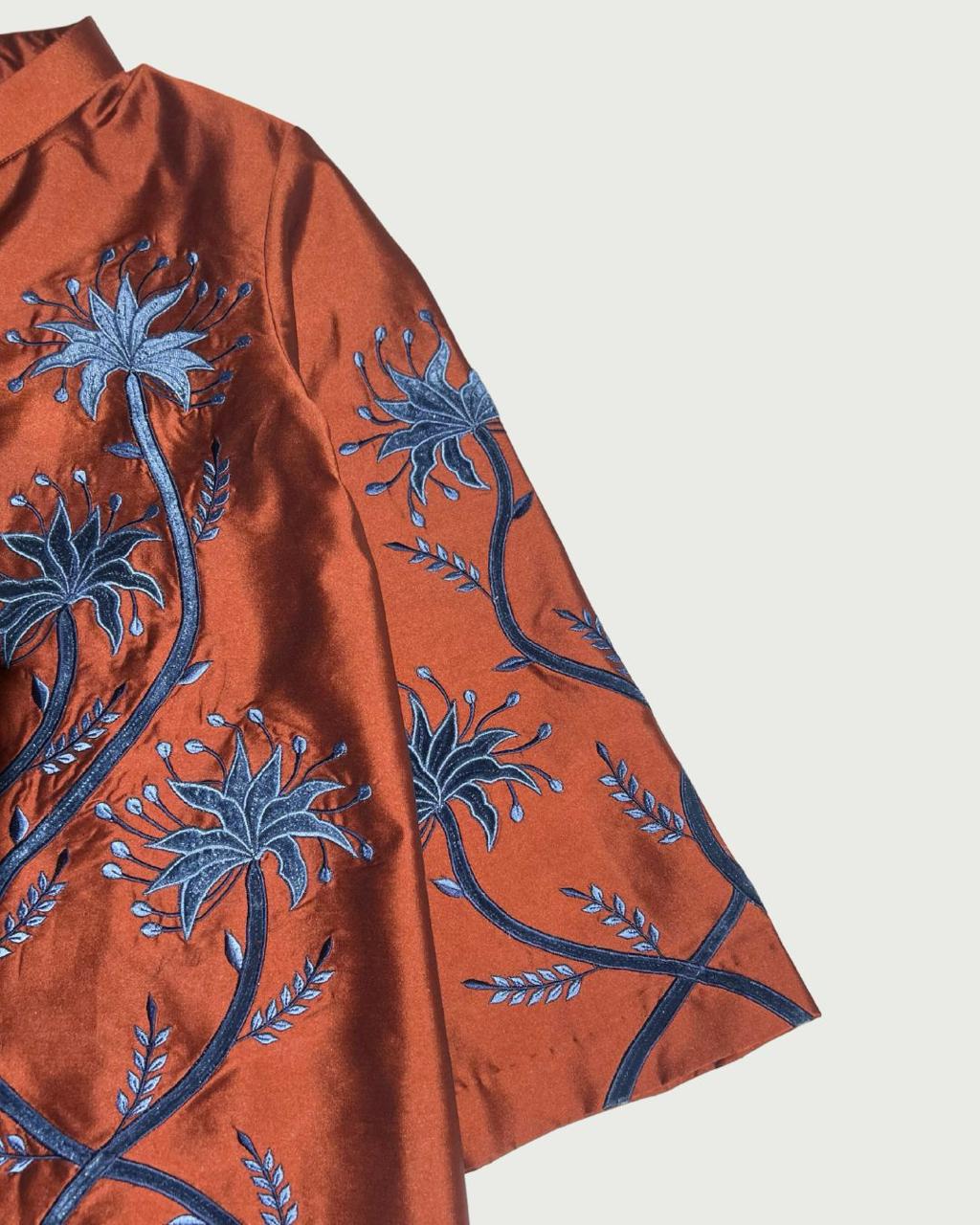 BOOLAO Blouse Outer Spider Lily Embroidery
