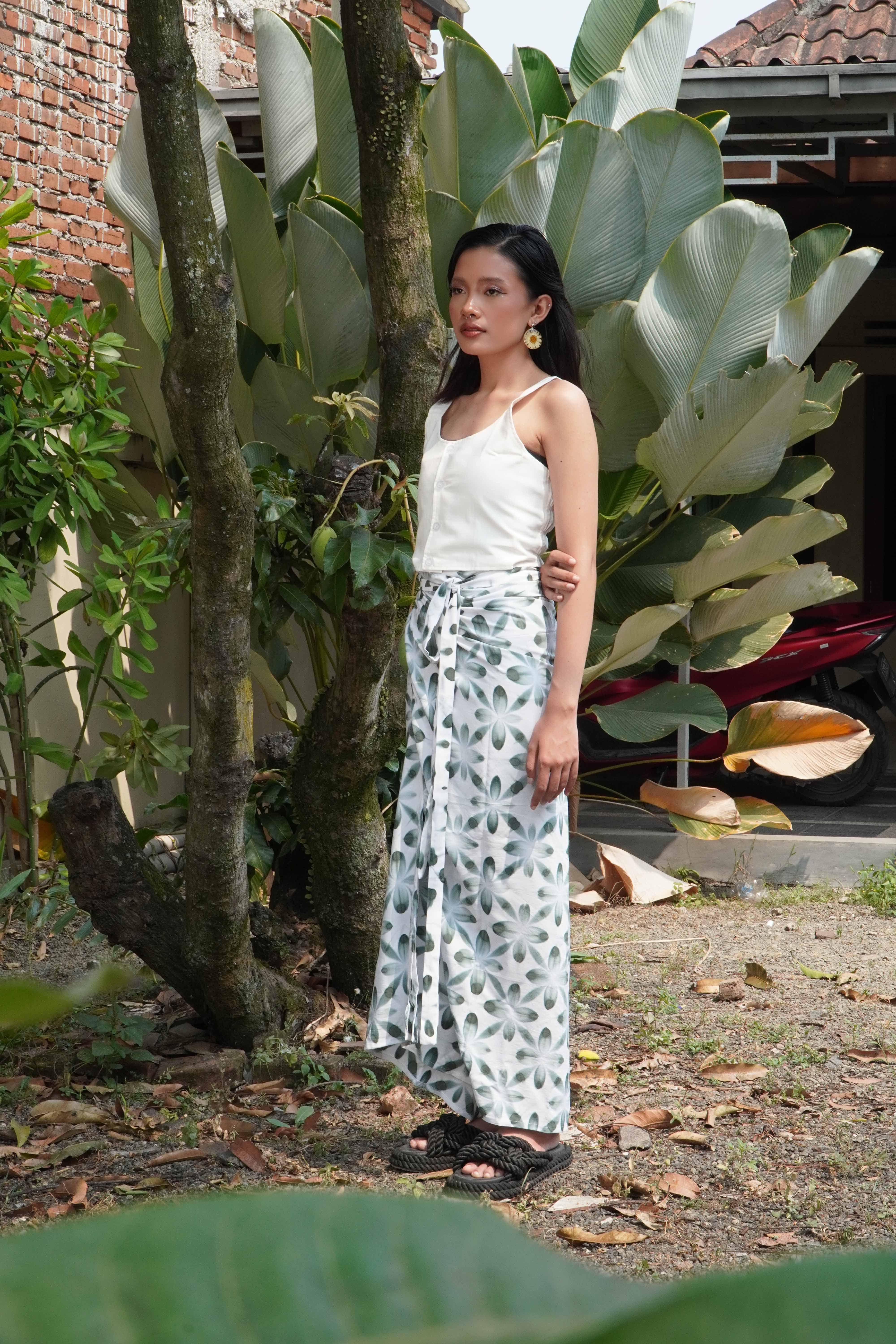 BOOLAO Rok Ikat Kaleidoscope - Minty