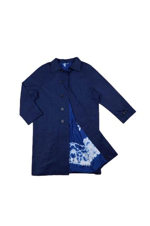 BOOLAO Shibori On Ecoprint COAT