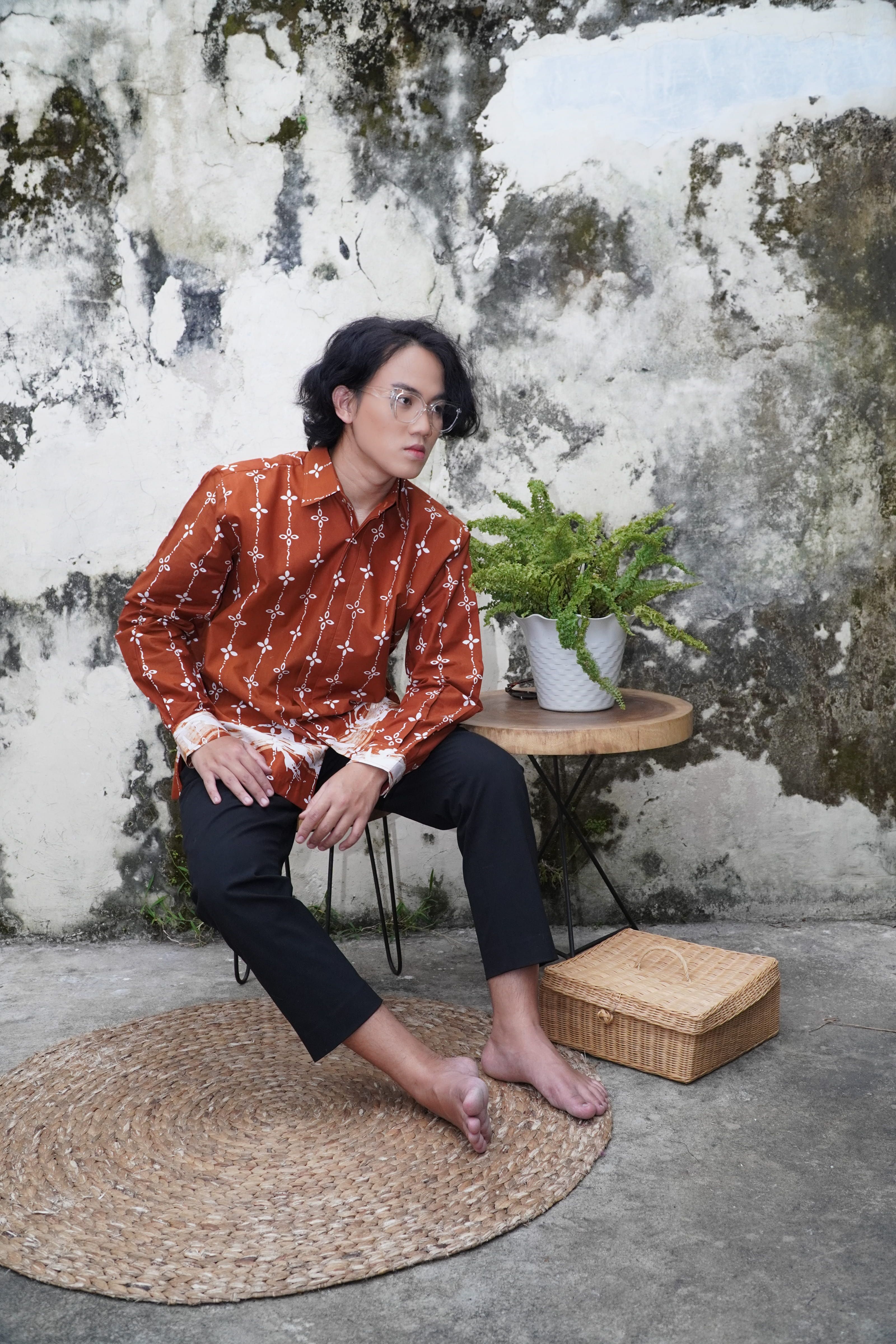 BOOLAO Kumeli Kemeja Panjang - Coklat Caramel