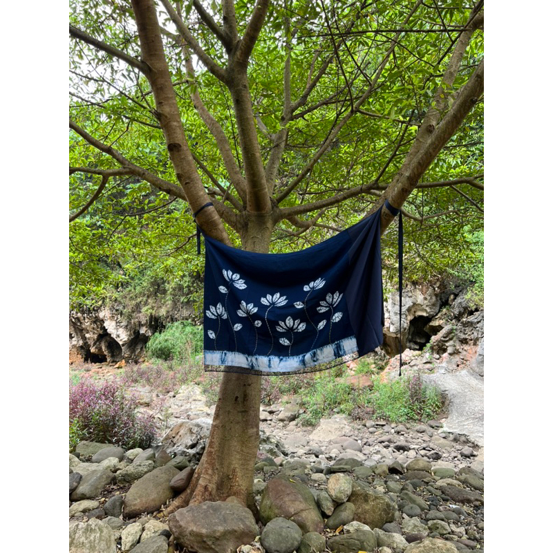 BOOLAO Lotus Saroong NUI Shibori Wrap Skirt (Rok Ikat Lilit)