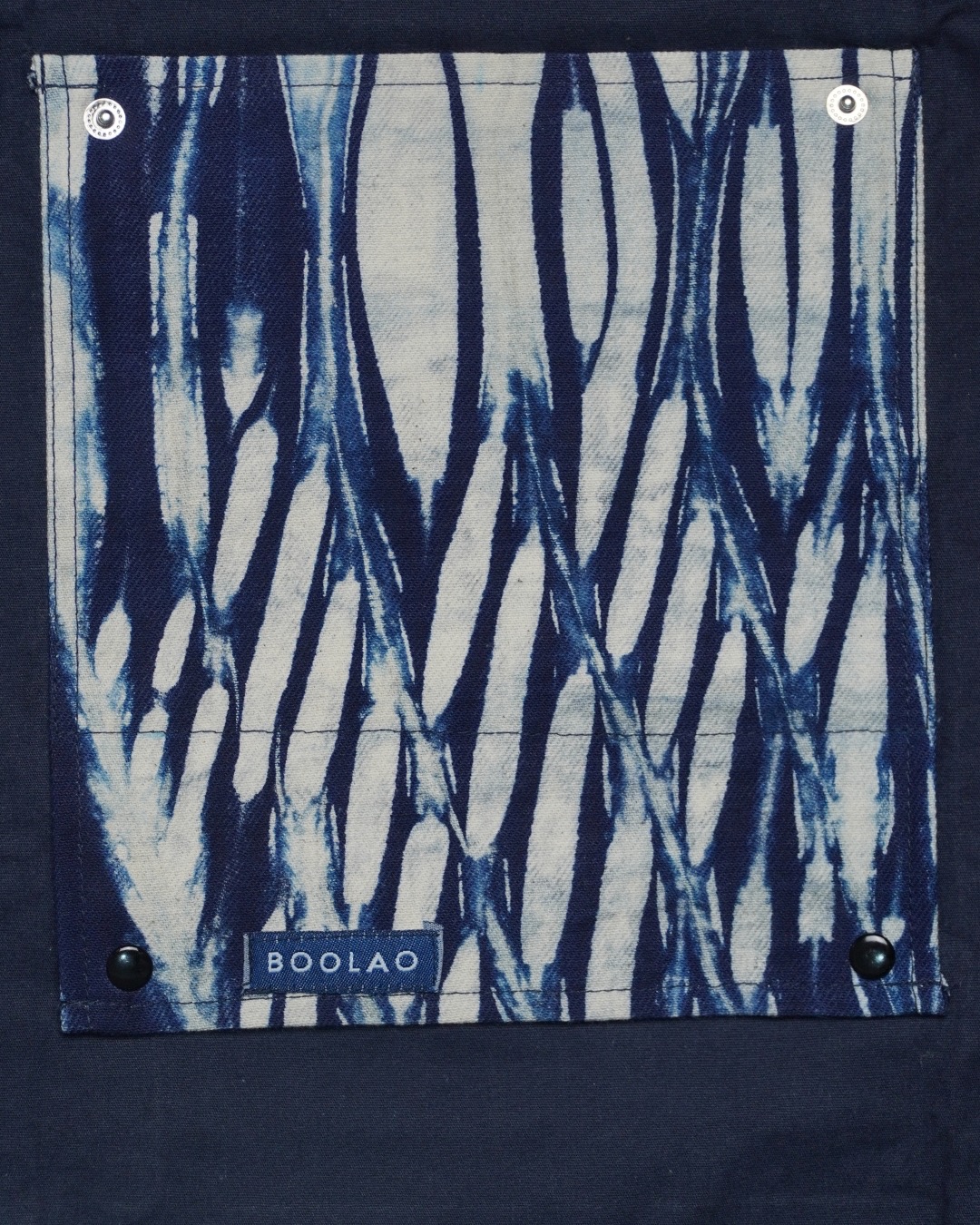 BOOLAO Foldable Indigo Tote
