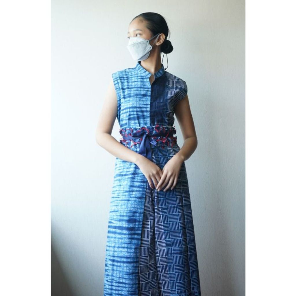 BOOLAO Outer Panjang Tie Dye on Batik Arajime (Cardigan Shibori Batik)