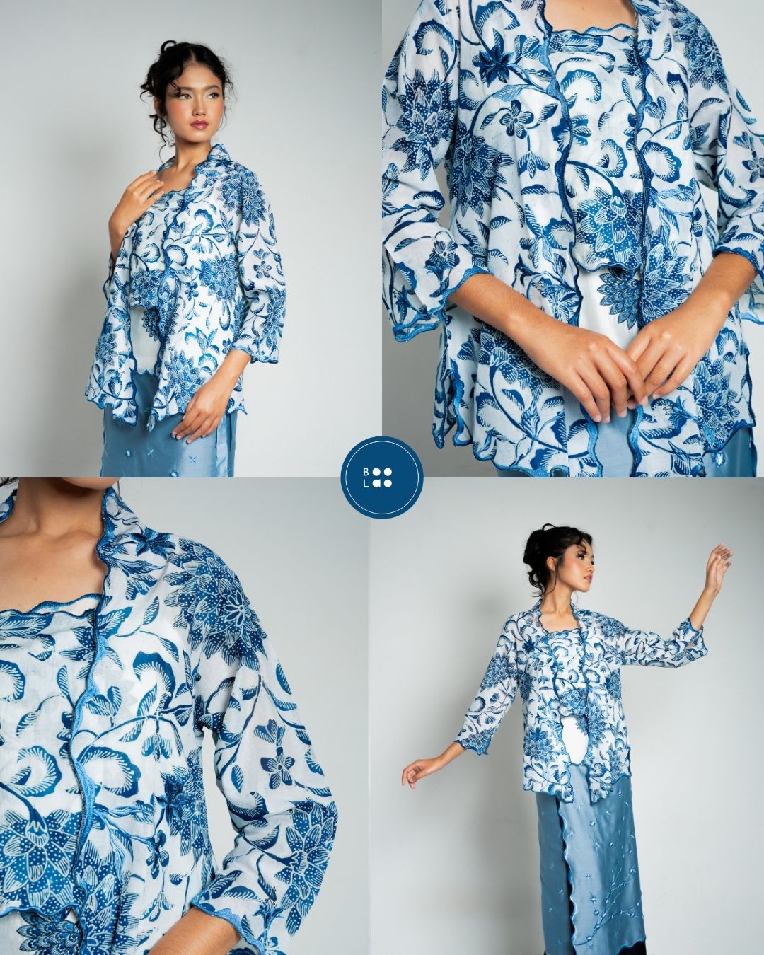 BOOLAO Outer Kebaya Batik Tulis Detachable (Kebaya Bongkar Pasang)