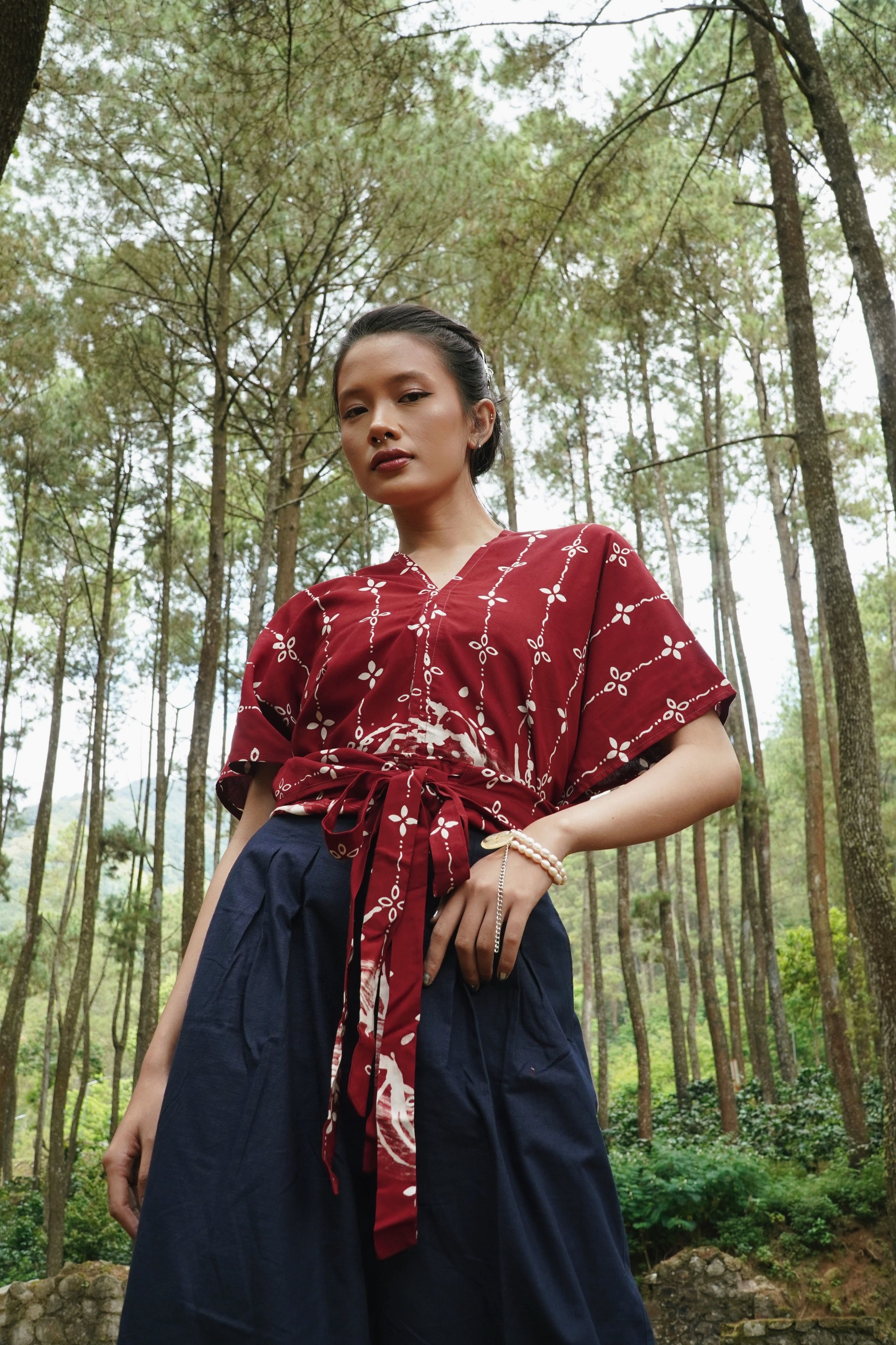 BOOLAO Kumeli Wrap Top Batik (Tank Top Batik)