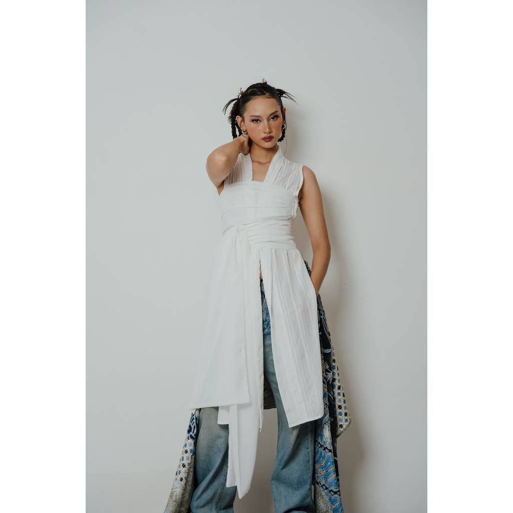 BOOLAO Kebaya Videlia Kemben Sleeveless Detachable (Outer Bongkar Pasang)