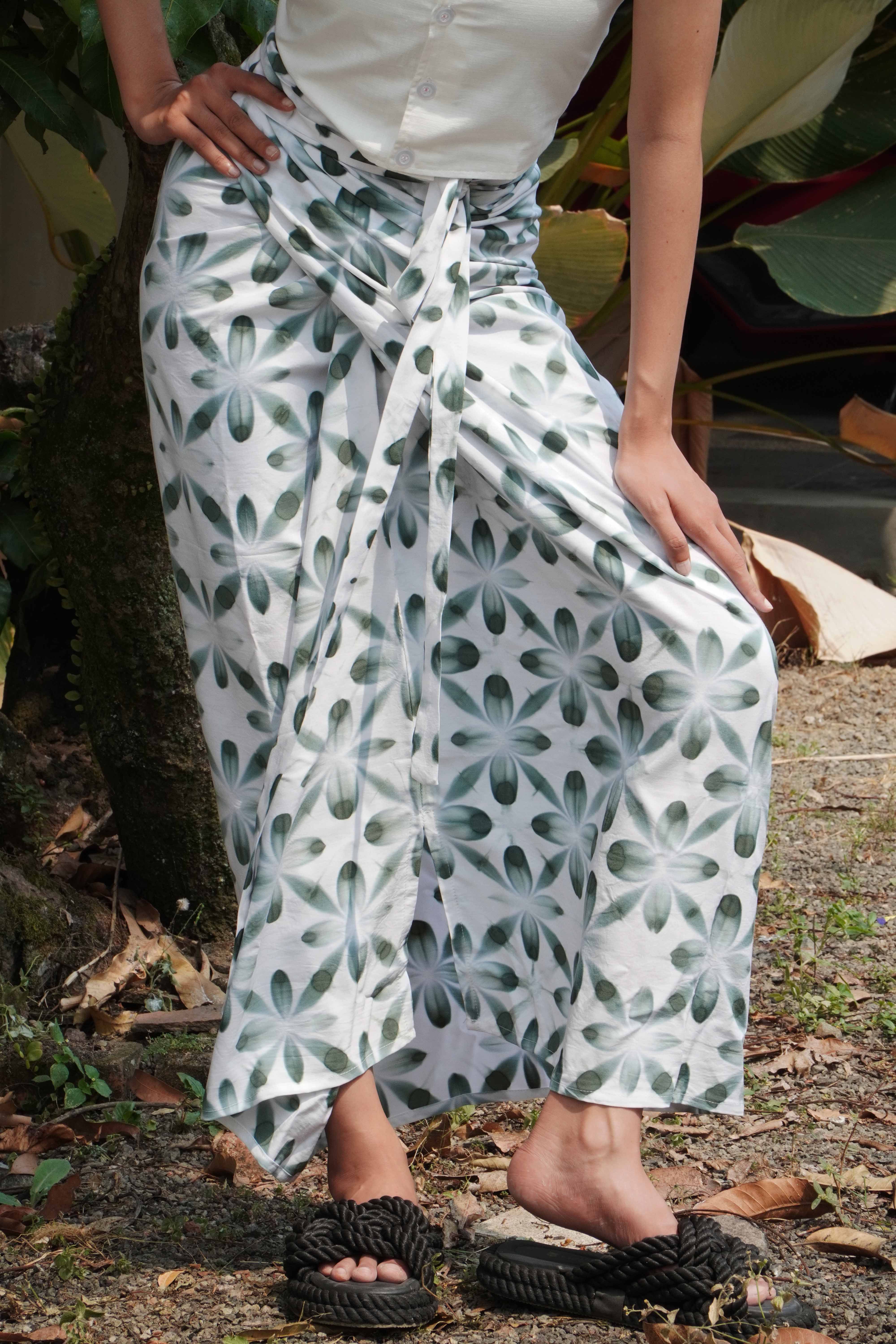 BOOLAO Rok Ikat Kaleidoscope - Minty