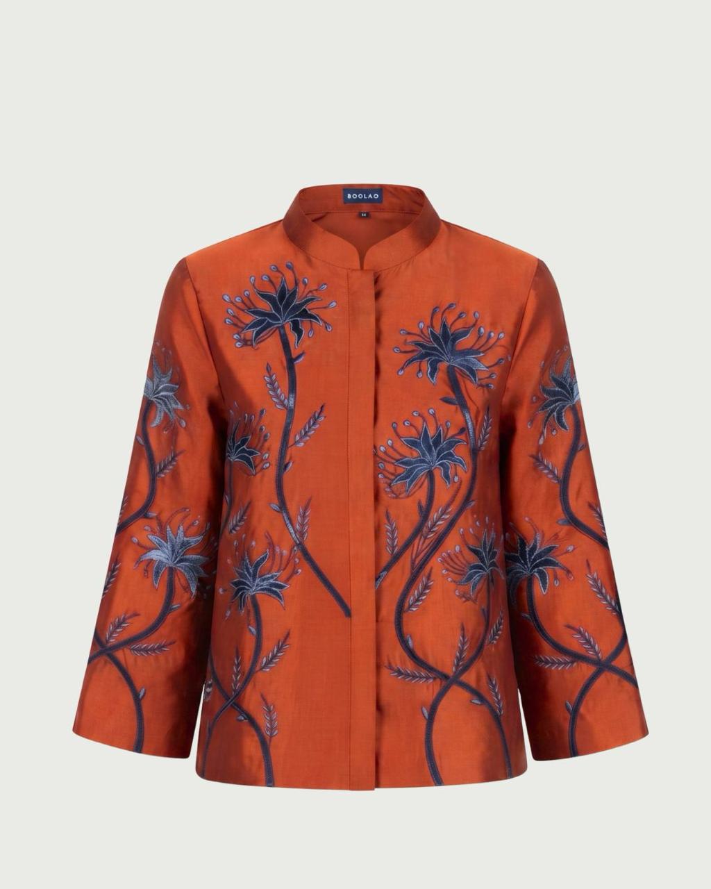 BOOLAO Blouse Outer Spider Lily Embroidery