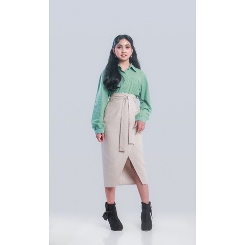 Picnic Panic Kemeja Basic Hijau Mint Matcha (Daily Basic Shirt)