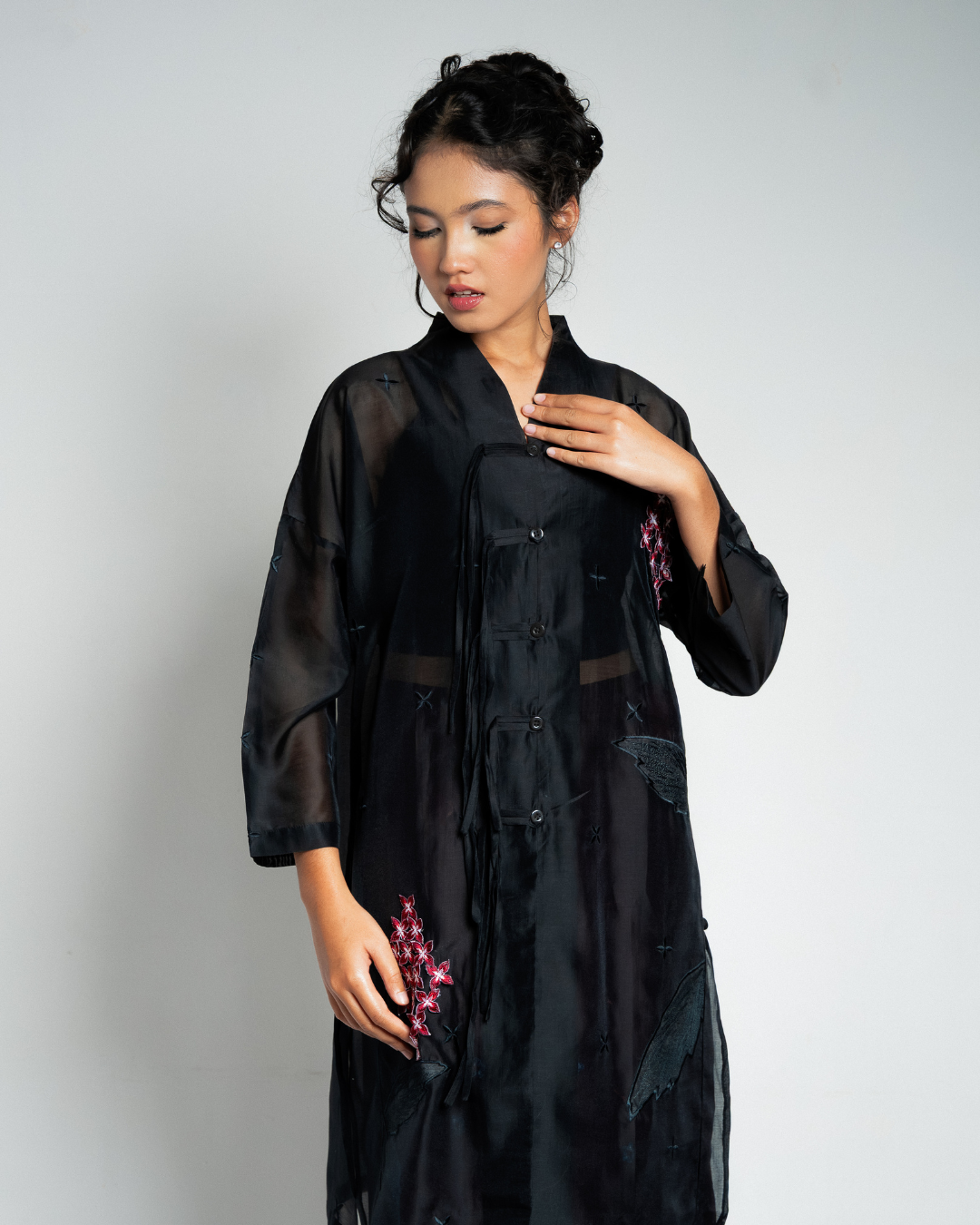 BOOLAO Geranium Kebaya Tunik Panjang