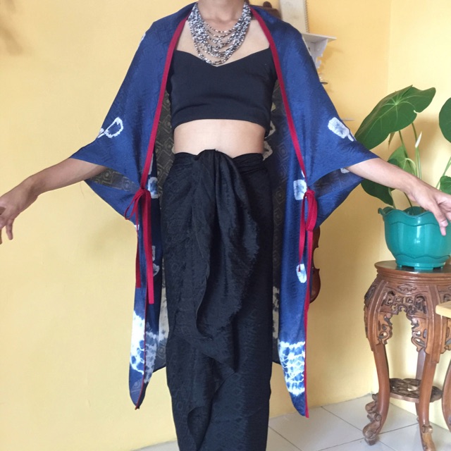 BOOLAO Outer Scarf Kanoko Tie Dye Shibori