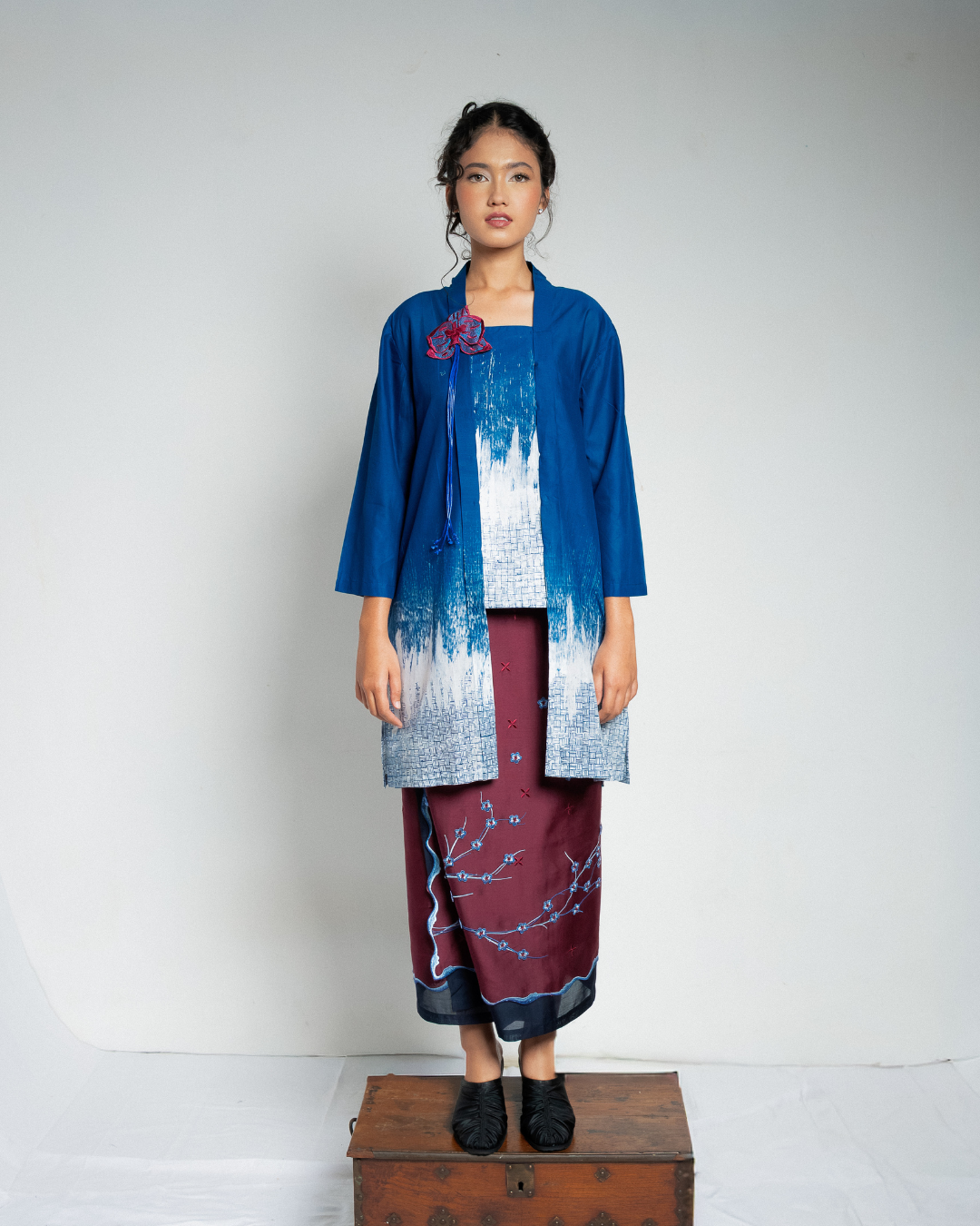 BOOLAO Outer Kebaya Kutubaru Detachable (Cardigan Kebaya Bongkar Pasang)