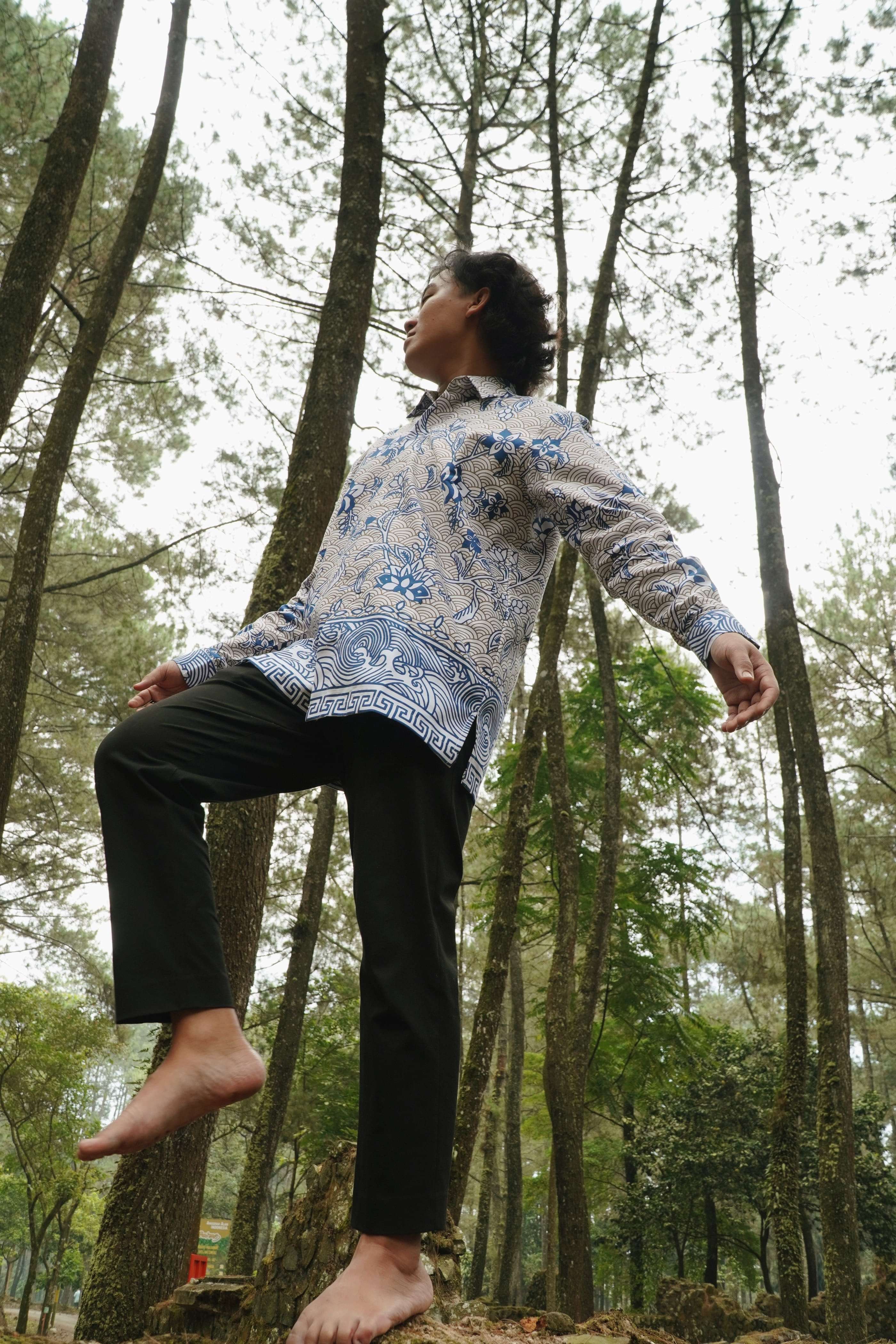 BOOLAO Kemeja Porcelain Batik
