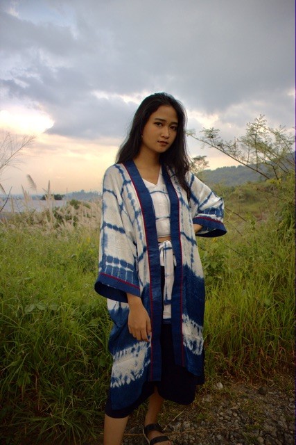BOOLAO Itajime Outer Shibori