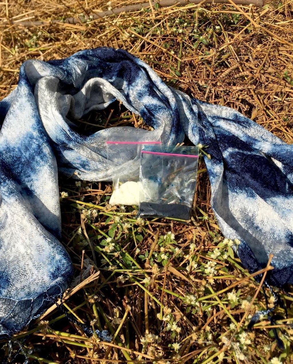 DIY Boolao Tie Dye Bandana Kit (Peralatan DIY Shibori)