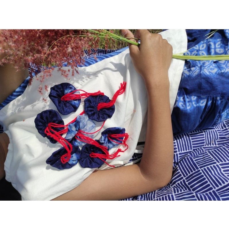 BOOLAO Coral Flower Vest (Rompi Shibori Ornament)