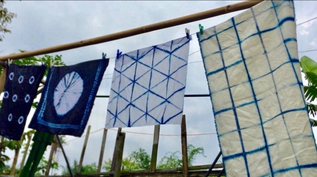 DIY Boolao Tie Dye Bandana Kit (Peralatan DIY Shibori)