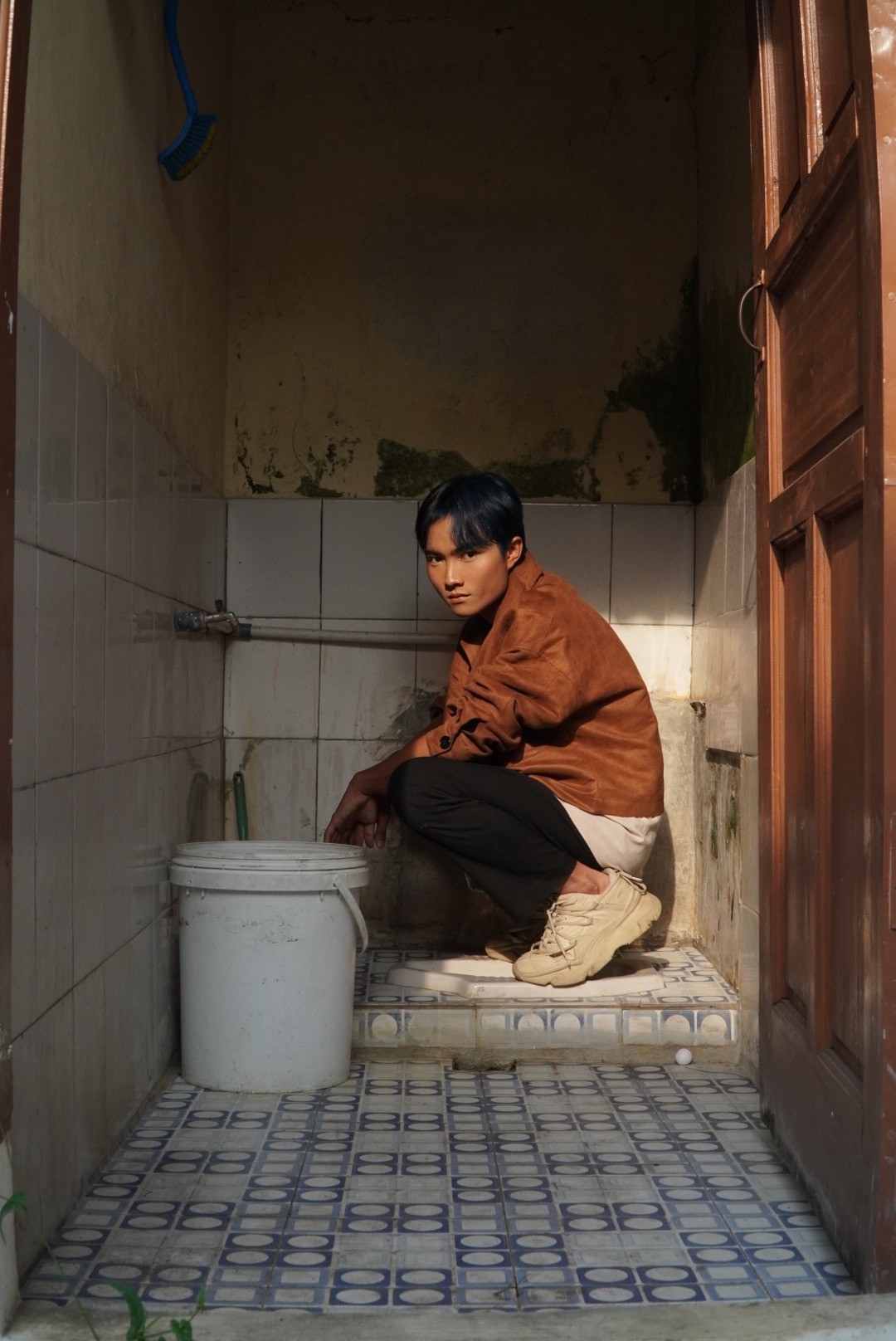 BOOLAO  Suede Oversize Jacket